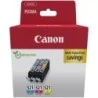 Canon CLI521 Pack de 3 Cartouches d'Encre Originales - Cyan, Magenta, Jaune - 2934B015/2934B010