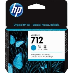 HP 712 Cyan Cartouche d'encre Original - 3ED67A