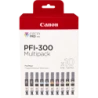 Canon PFI300 Pack de 10 Cartuchos de Tinta Originales - 4192C008