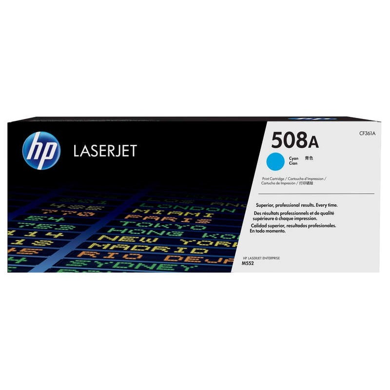 HP CF361A Cyan Toner Cartridge Original - 508A