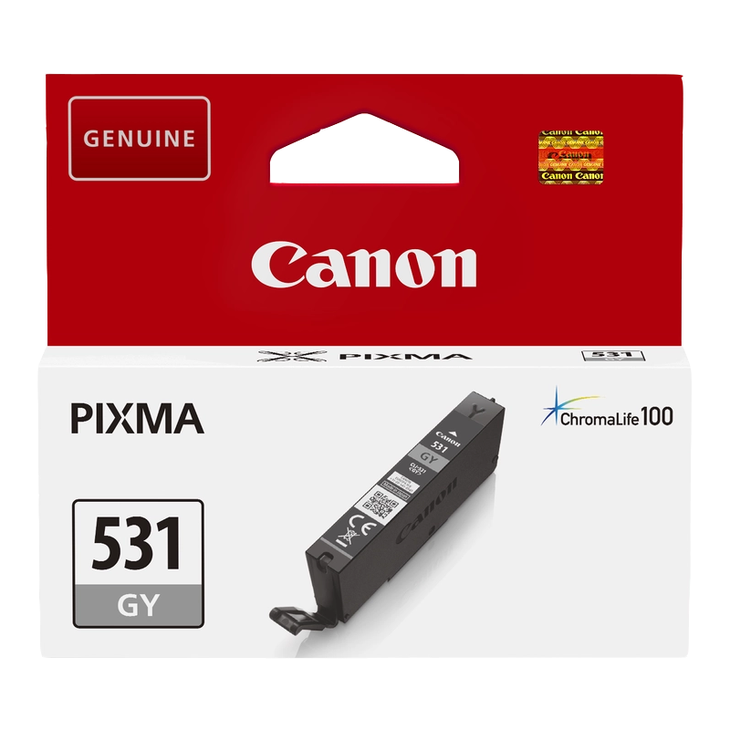 Canon CLI531 Gris Cartouche d'encre Original - 6122C001/CLI531GY
