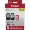 Canon PG-540/CL-541 Pack of 2 Original Ink Cartridges + 50 Sheets Photo Paper - 5225B013