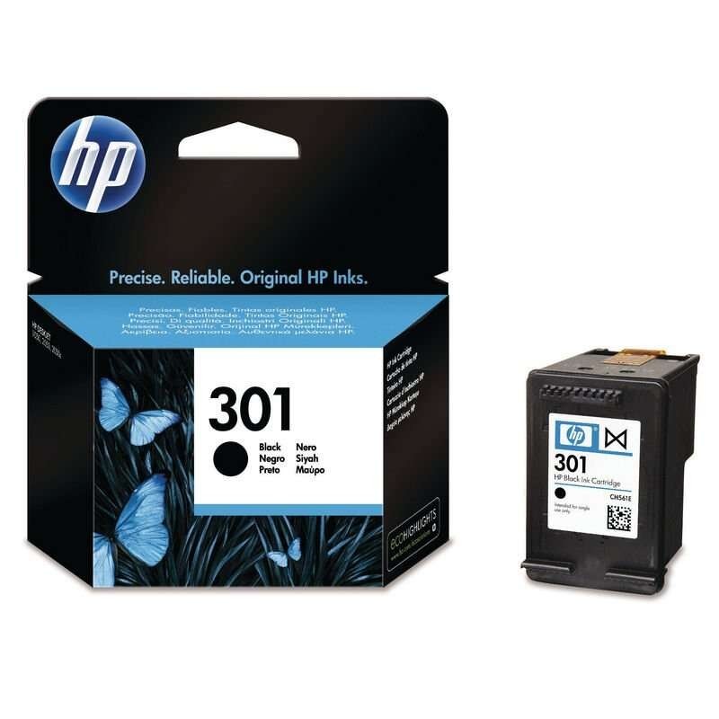 HP 301 Black Ink Cartridge Original - CH561EE