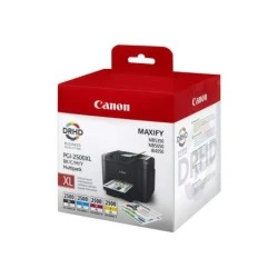 Canon PGI2500XL Pack of 4 Original Ink Cartridges - 9254B004/9254B010
