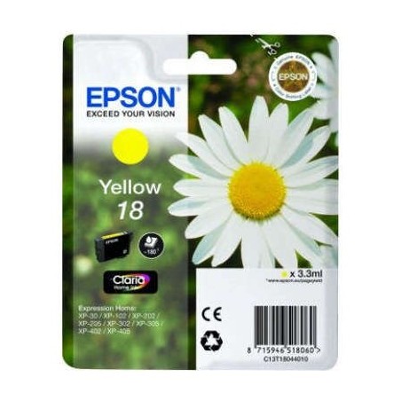 Epson T1804 (18) Tinteiro Amarelo Original - C13T18044012
