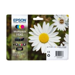 Epson T1816 (18XL) Pack de 4 Cartouches d'Encre Originales - C13T18164012
