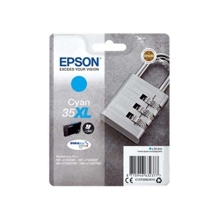 Epson T3592 (35XL) Cyan Cartouche d'encre Original - C13T35924010