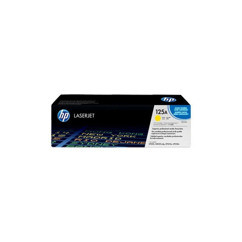 HP CB542A Yellow Toner Cartridge Original - 125A