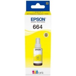Epson T6644 Bouteille d'encre jaune originale - C13T664440