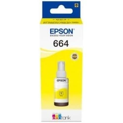 Epson T6644 Bouteille d'encre jaune originale - C13T664440