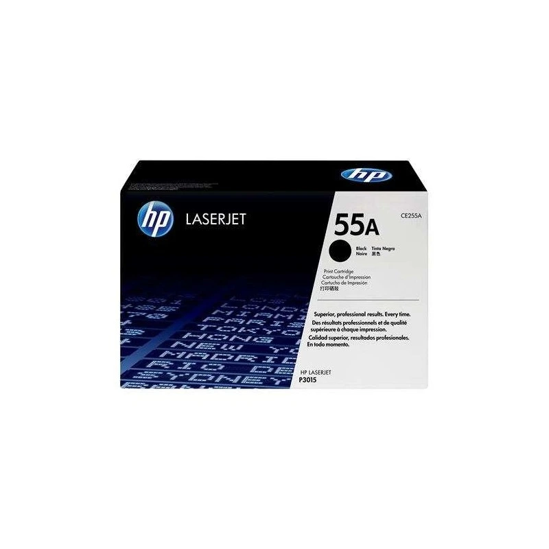 HP CE255A Black Toner Cartridge Original - 55A