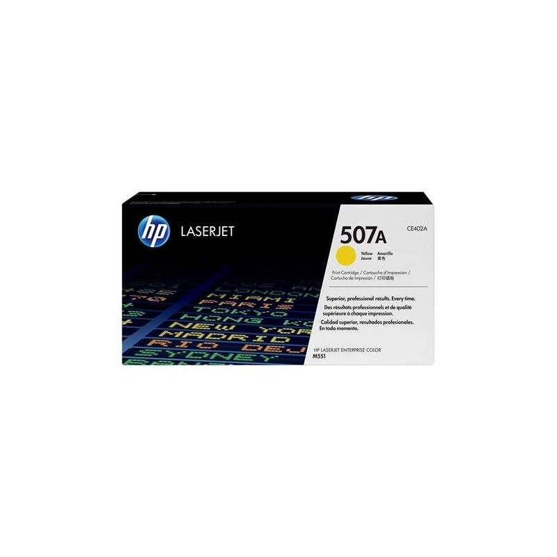 HP CE402A Jaune Cartouche de toner Original - 507A