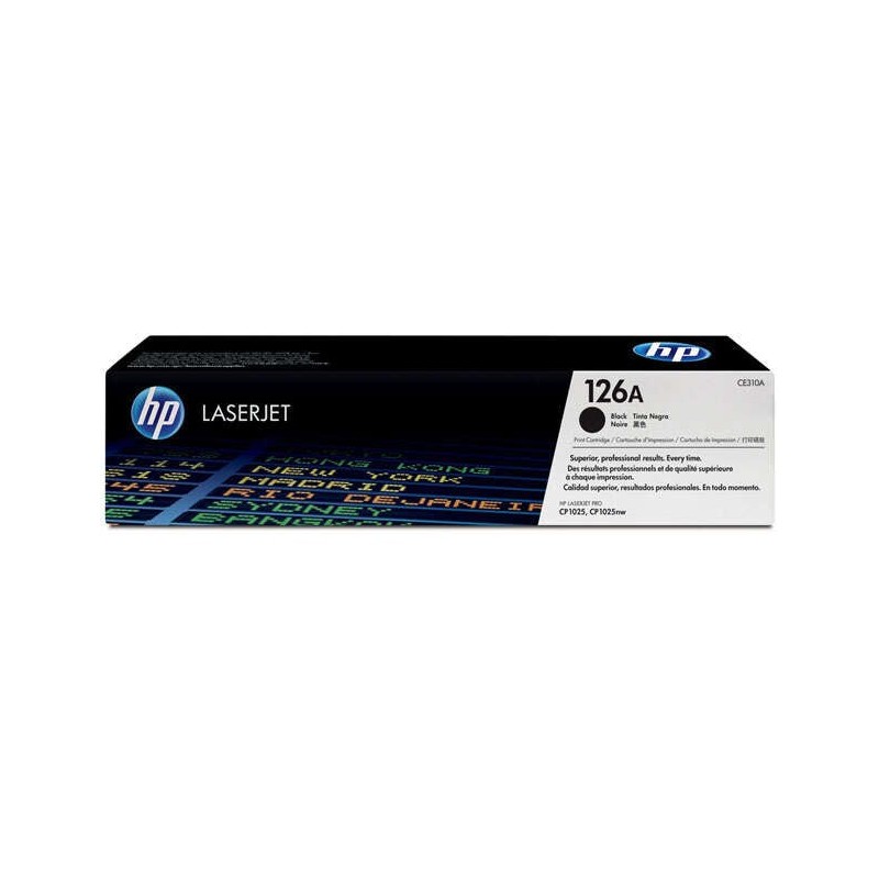 HP CE310A Preto Cartucho de Toner Original - 126A