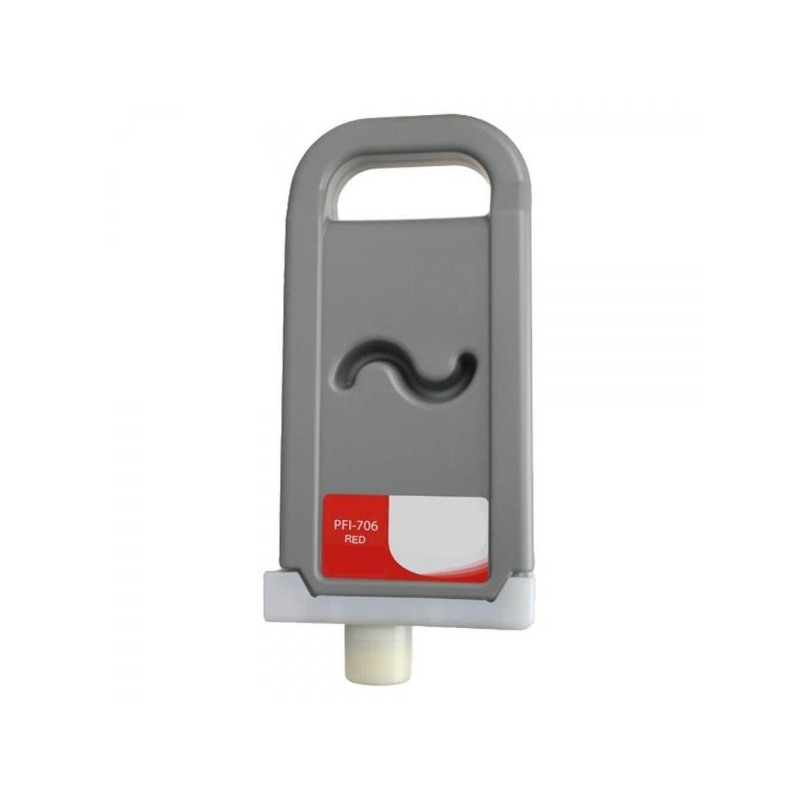 Canon PFI706 Red Compatible Pigment Ink Cartridge - Replaces 6687B001