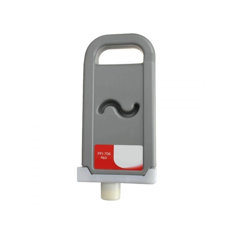 Canon PFI706 Rojo Cartucho de Tinta Pigmentada Generico - Reemplaza 6687B001