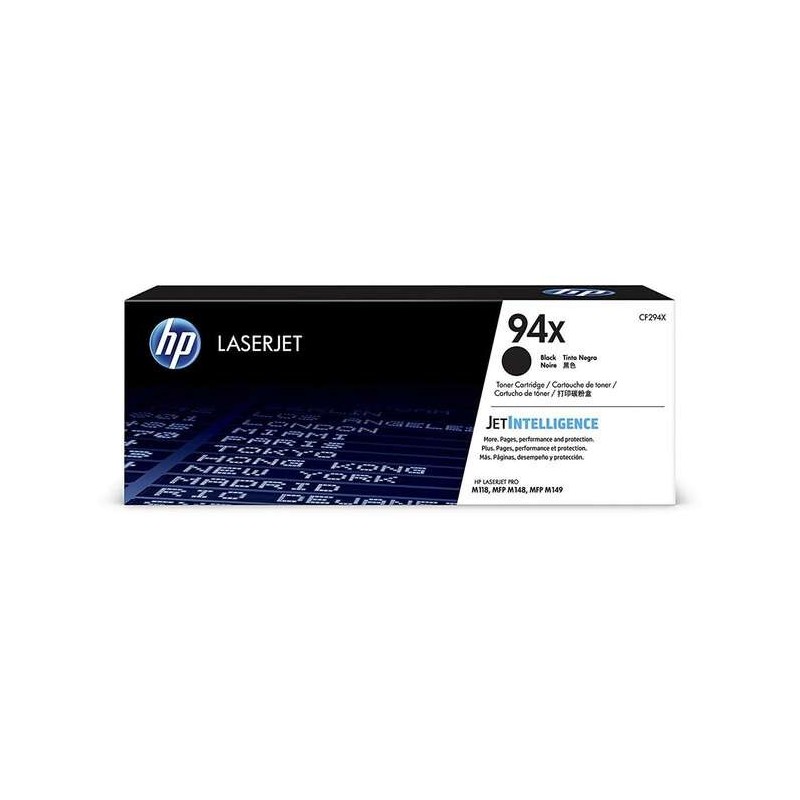 HP CF294X Preto Cartucho de Toner Original - 94X