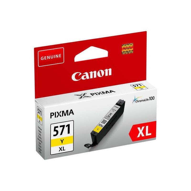 Canon CLI571XL Tinteiro Amarelo Original - 0334C001