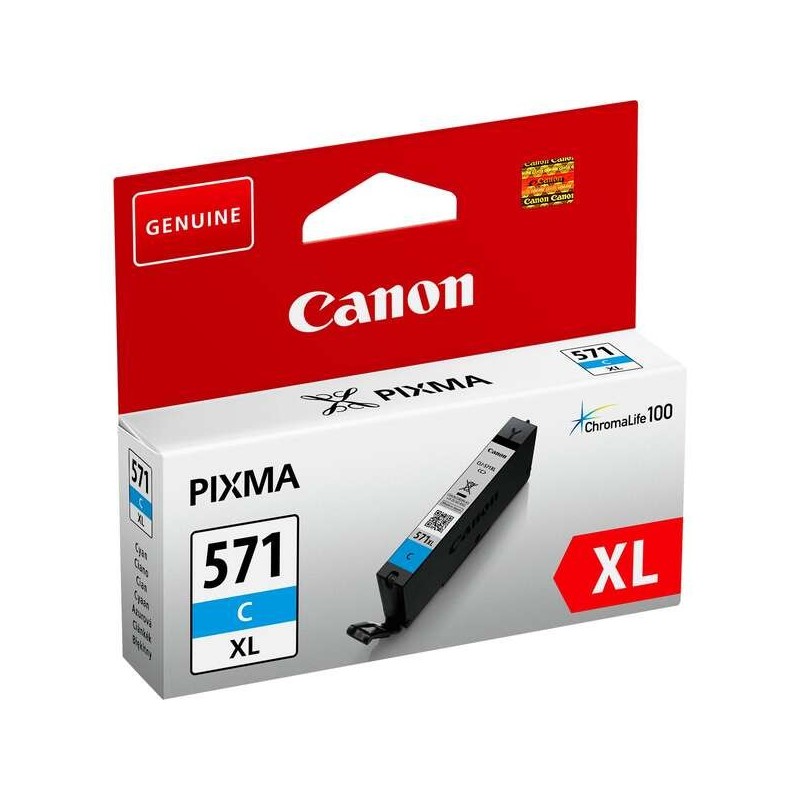 Canon CLI571XL Tinteiro Ciano Original - 0332C001