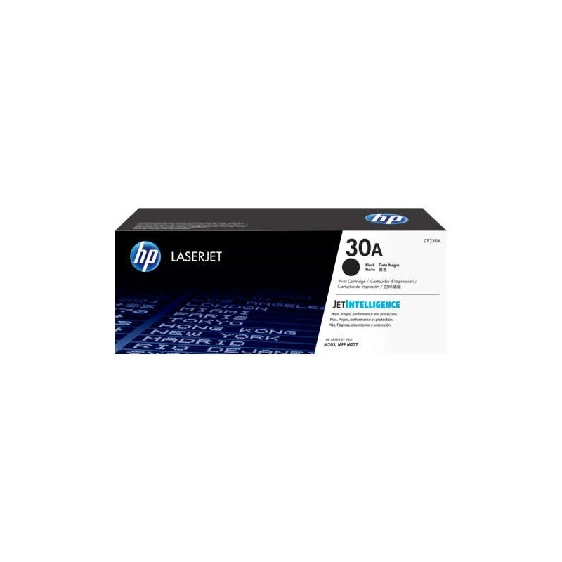 HP CF230A Preto Cartucho de Toner Original - 30A