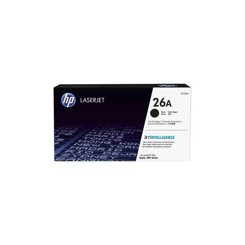 HP CF226A Black Toner Cartridge Original - 26A