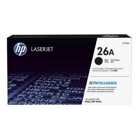 HP CF226A Preto Cartucho de Toner Original - 26A