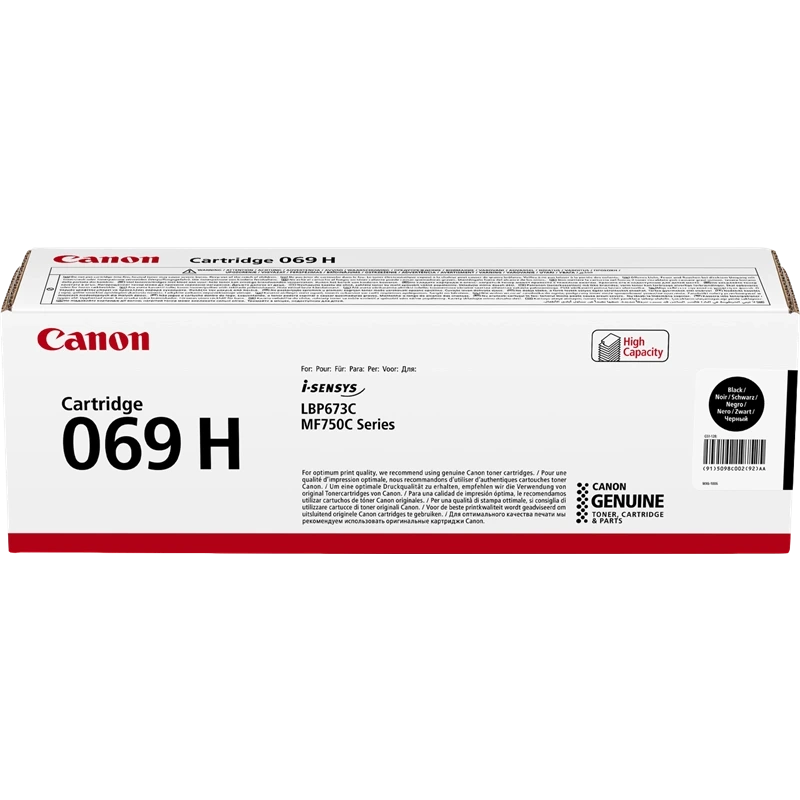 Canon 069H Negro Cartucho de Toner Original - 5098C002