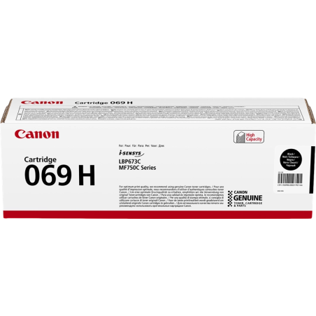 Canon 069H Negro Cartucho de Toner Original - 5098C002