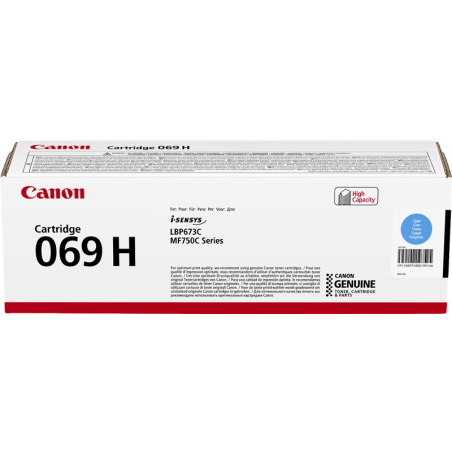 Canon 069H Ciano Cartucho de Toner Original - 5097C002