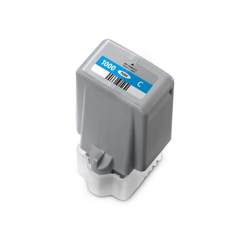 Canon PFI1000 Cyan Cartouche d'encre Pigmentée Générique - Remplace PFI1000C/0547C001