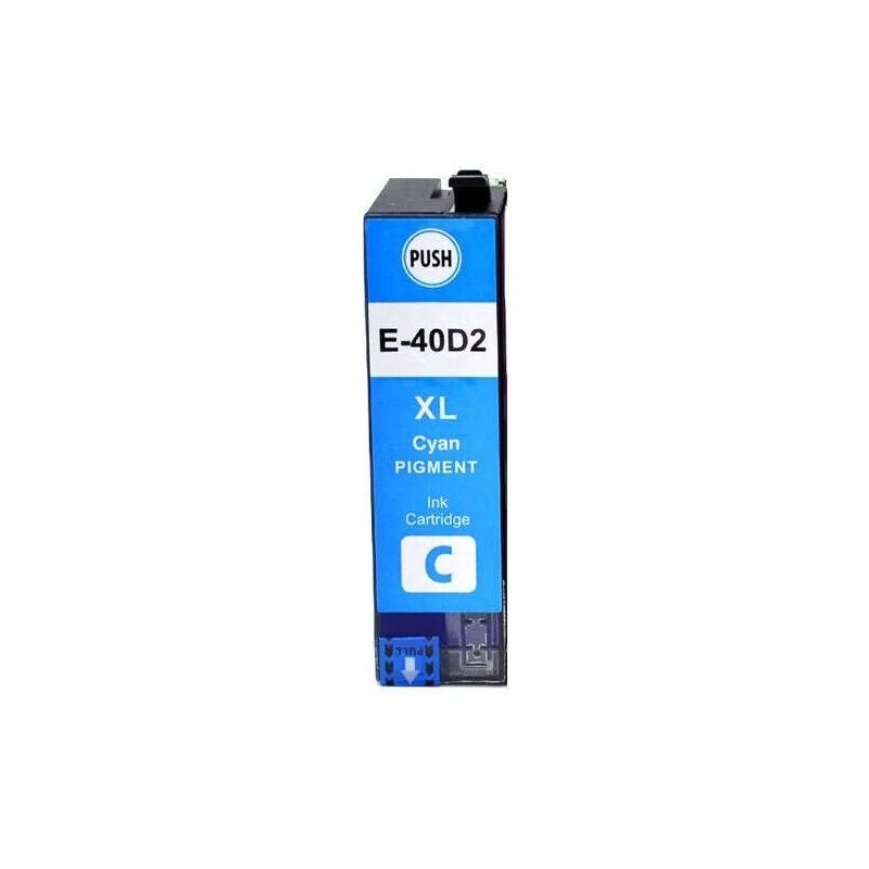 Epson T40D2 Cyan Cartucho de Tinta Pigmentada Generico - Reemplaza C13T40D240/C13T40C240