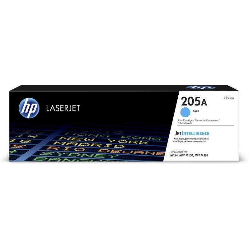 HP CF531A Cyan Toner Cartridge Original - 205A