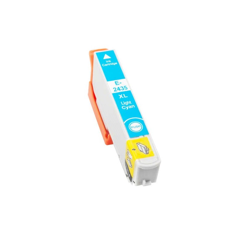 Epson T2435/T2425 (24XL) Cyan Light Cartouche d'encre Générique - Remplace C13T24354012/C13T24254012