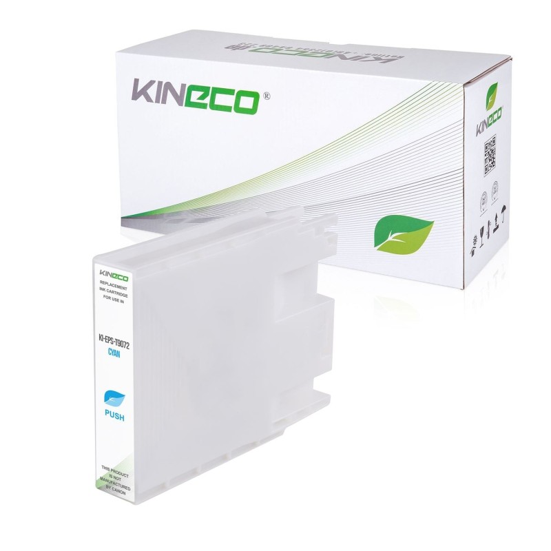 Epson T9072 Tinteiro Ciano Pigmentada Genérico - Substitui C13T907240