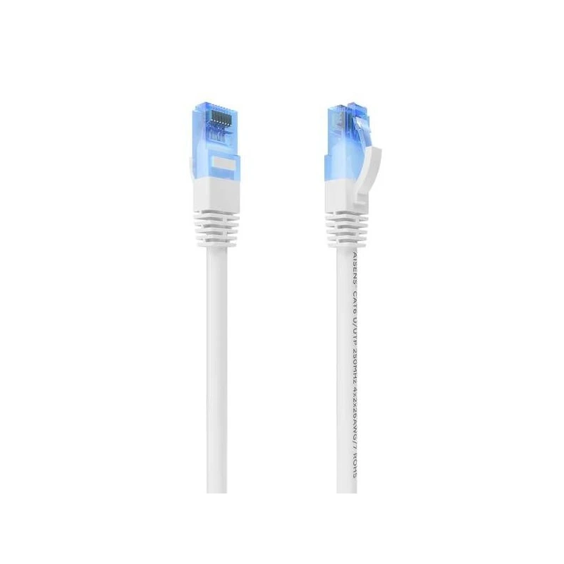 Cabo de rede Aisens Patch Cord RJ45 Cat.6 UTP AWG26 CCA - 10m - cor branca