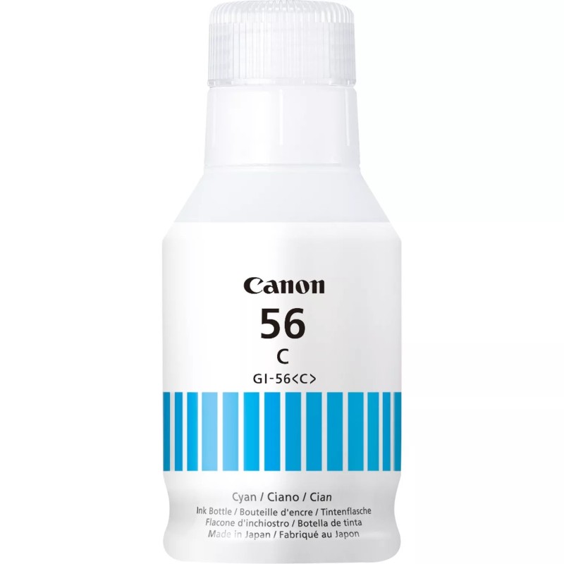 Frasco de tinta original Canon GI56 ciano - GI56C/4430C001