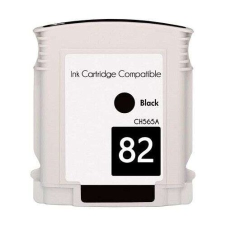 HP 82 Tinteiro Preto Genérico - Substitui CH565A