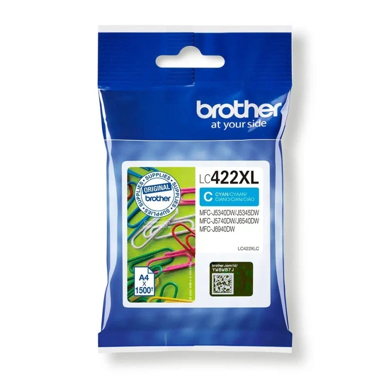 Brother LC422XL Tinteiro Ciano Original - LC422XLC