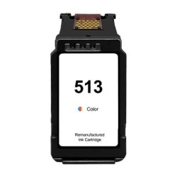 Canon CL513/CL511 Tinteiro Cor Remanufaturado - Amostra Nível de Tinta - Substitui 2971B001/2972B001
