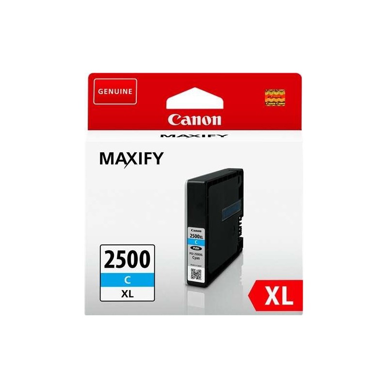 Canon PGI2500XL Cyan Cartouche d'encre Original - 9265B001