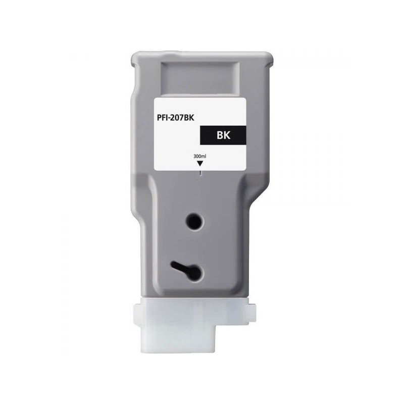 Canon PFI207 Noir Cartouche d'encre Générique - Remplace PFI207BK/8789B001