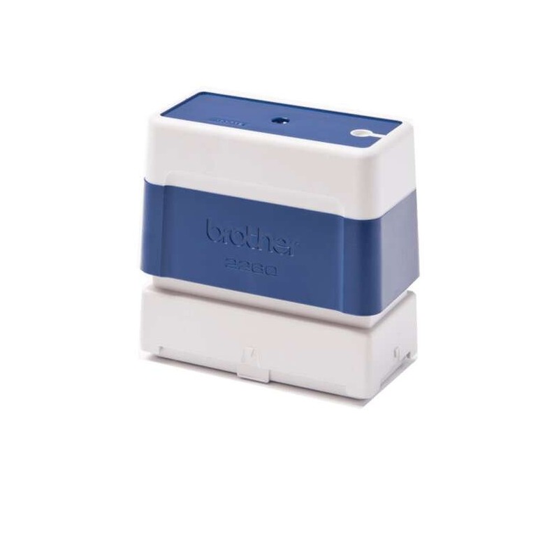 Brother PR2260E6P Pack de 6 Monturas de Sellos Originales - 22x60mm - Color Azul