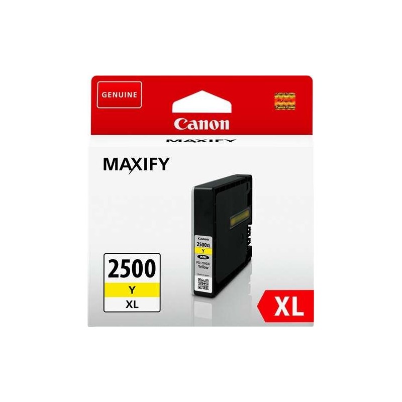 Canon PGI2500XL Yellow Ink Cartridge Original - 9267B001