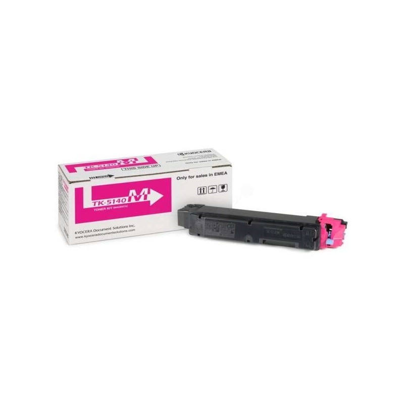 Kyocera TK5140 Magenta Toner Cartridge Original - 1T02NRBNL0/TK5140M