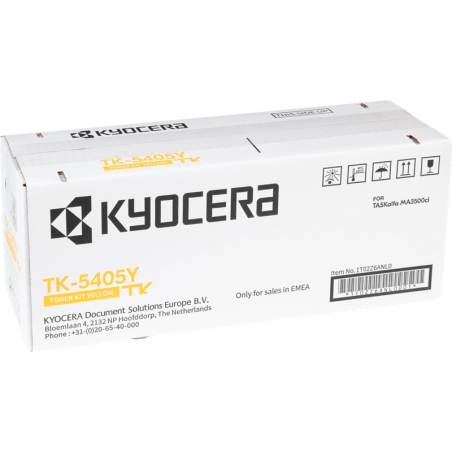 Kyocera TK5405 Ciano Cartucho de Toner Original - 1T02Z6ANL0/TK5405Y