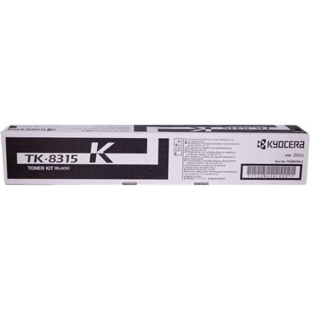 Kyocera TK8315 Preto Cartucho de Toner Original - 1T02MV0NL0/TK8315K