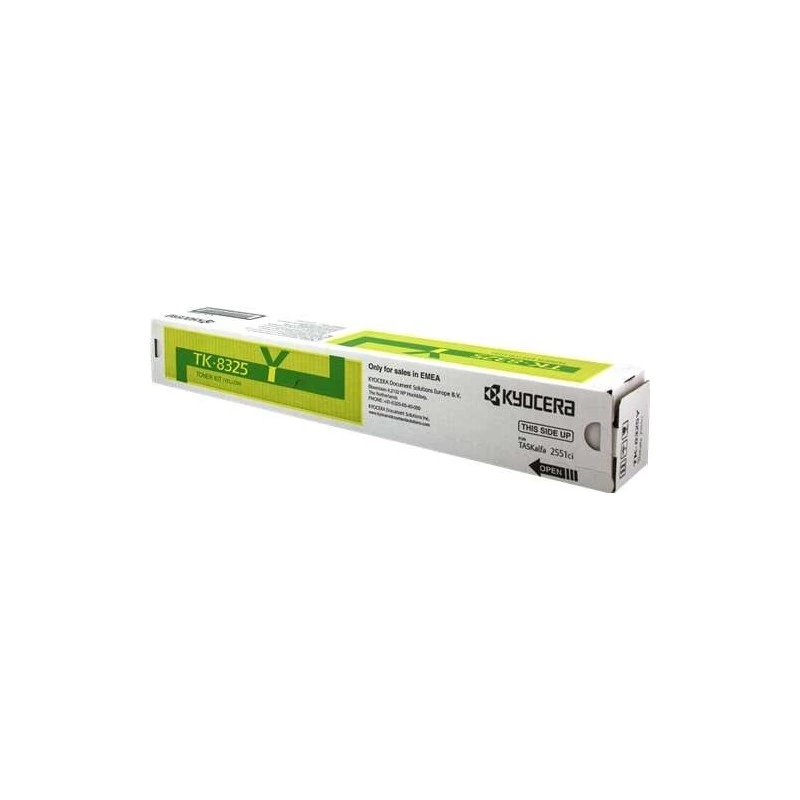 Kyocera TK8325 Yellow Toner Cartridge Original - 1T02NPANL0/TK8325Y