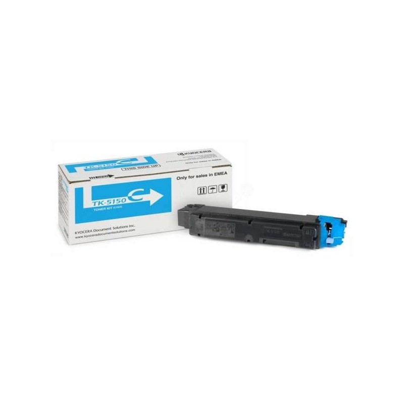 Kyocera TK5150 Cyan Cartouche de toner Original - 1T02NSCNL0/TK5150C