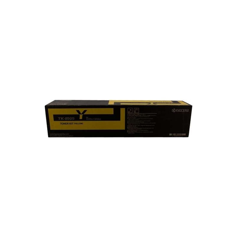 Kyocera TK8505/TK8507 Amarelo Cartucho de Toner Original - 1T02LCANL0/TK8505Y