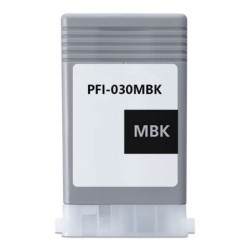 Canon PFI030 Noir Mate Cartouche d'encre Pigmentée Générique - Remplace 3488C001