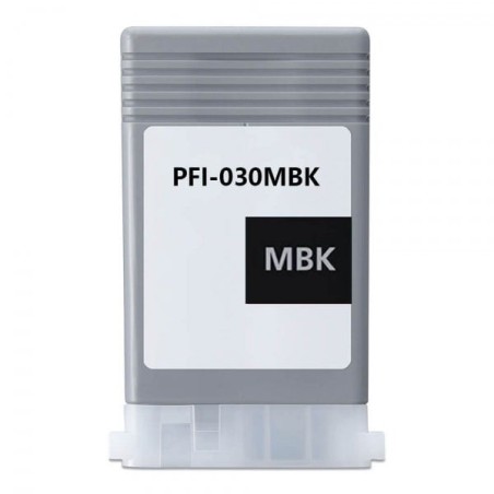 Canon PFI030 Matte Black Compatible Pigment Ink Cartridge - Replaces 3488C001